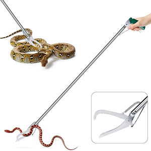 Professional Rattlesnake Catcher <b>Grabber</b> Stick Foldable Snake Tongs Durable Stainless Steel Handling <b>Tool</b> OEM Service - Product Image 6