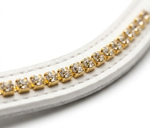 Bandeau en cuir pour chevaux avec cristaux CB31 Fabriqué dans l'Uttar Pradesh - Product Image 4