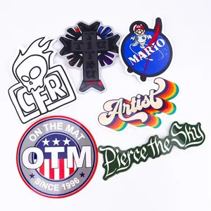 New Title Custom Holographic PVC Die Cut <b>Sticker</b> <b>Sheet</b> with Gold Stamp Glossy Waterproof Vinyl UV Protection Logo Printing - Product Image 1