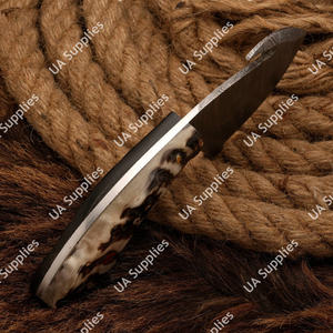 มีดสกินเนอร์อเนกประสงค์เหล็กดามัสกัสคมกริบ ด้ามจับตามหลักสรีรศาสตร์จากเขาแกะ งาน DIY ขายดี - Product Image 6