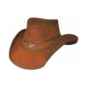 Custom Classic 100% Leather Cowboy Fedora Felt <b>Hat</b> Wide Brim Leather <b>Band</b> Western Outdoor Use Image Design Unisex Four Seasons - Product Image 5