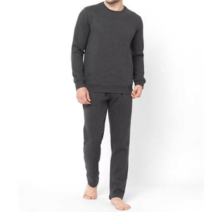 ชุดวอร์มลำลองสำหรับผู้ชายคุณภาพสูง แบรนด์โลโก้  ผ้าฝ้าย 100% ชุดเซ็ต 2 ชิ้น เหมาะสำหรับฤดูหนาว - Product Image 1