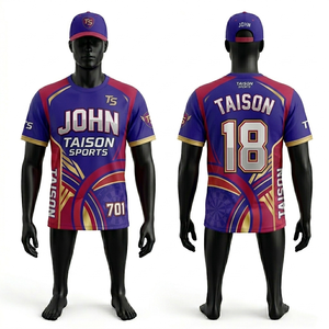 เสื้อดาร์ทชาย 160 GSM ผ้าโพลีเอสเตอร์ระบายอากาศได้ดี แบบอินเตอร์ล็อค สีกรมท่า เทา ทอง พิมพ์ลายแบบซับลิเมชั่น แขนเสื้อแบบแร็กแลน พร้อมปักโลโก้ทีมตามสั่ง - Product Image 4