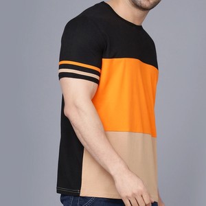 เสื้อยืดลำลองผู้ชายคุณภาพสูง ทอจากผ้าฝ้าย 100% สีสันปรับแต่งได้ น้ำหนักเบา แห้งเร็ว ระบายอากาศดี บริการ OEM ขายส่ง - Product Image 2