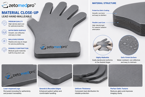 Retractor manual de plomo ZETOMEDPRO, instrumento quirúrgico ortopédico de estaño maleable, 30.5cm - Product Image 6