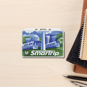 Portatarjetas de identificación y nombre de plástico duro para oficina para uso con tarjeta de crédito - Product Image 1