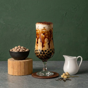 Perlas de Tapioca de Caramelo Marrón Comerciales de Cocción Rápida, Topping Masticable de Boba para Té con Leche de Burbujas, Smoothies, Postres y Suministros para Cafeterías - Product Image 3