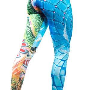 Sublimation High Waist Yoga <b>Leggings</b> Women Eco-Friendly Four-Way Stretch Seamless Workout Pants <b>Pockets</b> Compression Gym Fitness - Product Image 5
