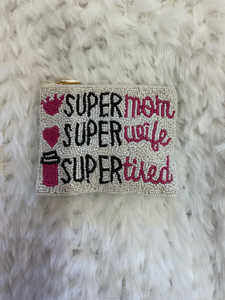 Monedero con Tema de Casino Ace Spades, Bordado con Cuentas, Bolsillo con Cierre, Ecológico, Resistente al Agua, Gran Capacidad, Suave y Duradero - Product Image 3