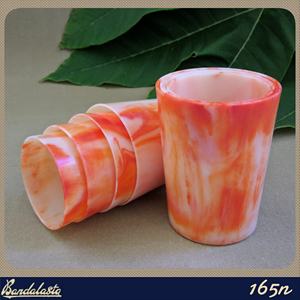 Modern Resin Tumbler Glass Handmade Aqua Swirl Pattern Durable <b>Drinkware</b> for Hotel Catering & Party Use - Product Image 1