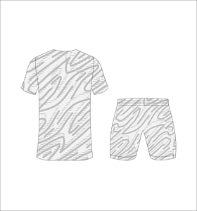 Ensemble de maillots de football personnalisés par sublimation pour hommes, col en V, manches courtes, polyester respirant, kit d'entraînement toutes saisons - Product Image 2
