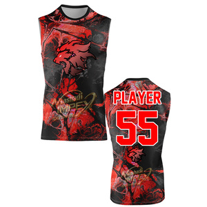 Custom Sublimated 7v7 Team Uniform Set Red Dragon Print Jersey Shorts <b>Backpack</b> Unisex Athletic Wear All Seasons Moisture Wicking - Product Image 4
