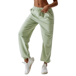 Vente en gros chaude prix d'usine pantalons de sport lisses et Super pour femmes pantalons de yoga de danse pour femmes pantalons respirants costume de fitness - Product Image 3