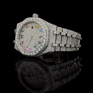 Venta Directa de Fábrica, Relojes Automáticos Mecánicos de Lujo de Acero Inoxidable con Moissanita VVS para Hombre y Mujer, Resistentes al Agua hasta 10 Bares - Product Image 2