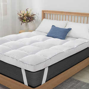Protège-matelas matelassé en microfibre imperméable et rafraîchissant, pliable, extra épais, en mousse à mémoire de forme, 400TC, toutes saisons - Product Image 3