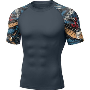 Camiseta Deportiva de Compresión Personalizada al por Mayor, Manga Larga, Secado Rápido, para Gimnasio, Entrenamiento, Deportes, Spandex/Poliéster - Product Image 4