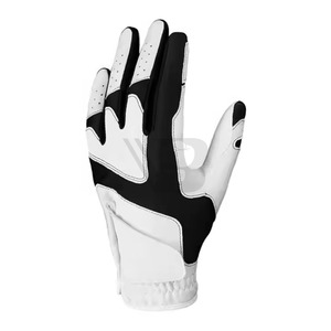 Gants de golf de luxe en cuir véritable Cabretta, doux et confortables, logo personnalisé, main gauche, respirants, antidérapants, protection UV, sport - Product Image 4