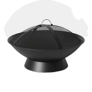 Braseros Modernos de Metal con Acabado Artesanal de la India, Brasero de Gas Natural Portátil para Calefacción de Jardín al Aire Libre, Decoración de Terraza - Product Image 3