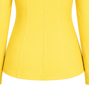 Yellow Equestrian <b>Jacket</b> for <b>Women</b> Tailored Riding Blazer Elegant Horse Riding Competition Coat Custom Wholesale Fashion Apparel - Product Image 6