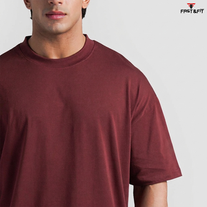 Vêtements de sport pour la salle de sport, à séchage rapide, pour l'été, surdimensionnés, prix bas, dernier design, t-shirts d'entraînement pour hommes - Product Image 3