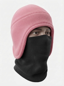 Gorro de Invierno Cálido de Forro Polar con Orejeras y Cubre Rostro, Suave y Cómodo para Clima Frío, Gorro para Exteriores - Product Image 5