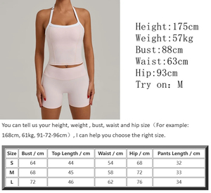 Ropa Deportiva para Mujer, Conjunto de Yoga de 2 Piezas sin Mangas, OEM/ODM, Venta al Por Mayor, Logotipo Personalizado, Conjunto de Fitness - Product Image 6