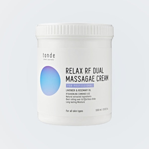 Crema de belleza para el rostro Tondeu Relax RF Dual Massage Cream, crema de masaje facial de fácil aplicación, 1000ml, hecho en Corea. - Product Image 5