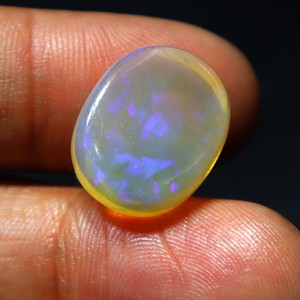 11 Carat Natural Australian Opal Solid Coober Pedy Loose Gemstone Crystal Opal Yellow <b>Fire</b> Handmade for Jewelry Making <b>Stone</b> - Product Image 5