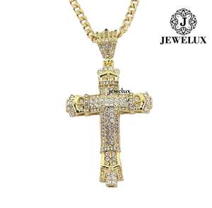 จี้ไข่มุกน้ำจืดชุบทองคำขาว 925 ประดับเพชรหรูหรา Jewelux รับรองโดย IGI สไตล์ฮิปฮอป สำหรับทุกเพศ ลดราคาพิเศษ - Product Image 1
