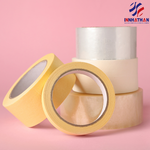 Premium <b>Clear</b> <b>Tape</b> Water Activated Adhesive Acrylic Bopp Waterproof Transparent Yellow Color Custom Size Packing <b>Tape</b> Factory - Product Image 1
