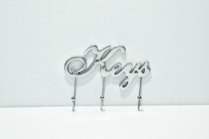 Decorative Metal <b>Key</b> Holder <b>Wall</b> Organizer with <b>Hooks</b> Modern <b>Key</b> Hanger for Entryway Home Office <b>Wall</b> Storage - Product Image 2
