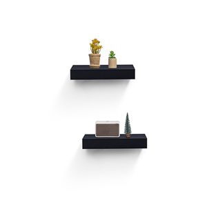 Mensole Galleggianti in Legno da 38 cm per Bagno, Camera da Letto, Soggiorno, Cucina - Scaffale Sospeso per Libri/Contenitore - Product Image 1