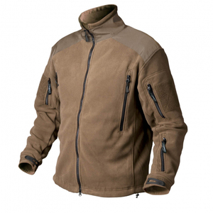 Veste polaire de chasse coupe-vent pour l'hiver, veste de randonnée à col montant et manches longues, vêtements d'extérieur, vestes polaires personnalisées OEM en gros - Product Image 1
