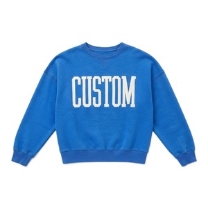 Y2K Royal Blue Sweatshirts Custom Crewneck Hoodies Unisex Bulk Wholesale OEM Manufacturer Private Label Fashion Apparel Supplier - Product Image 3