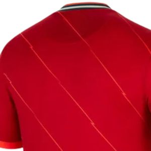 เสื้อฟุตบอลชายสีแดงแบบซับลิเมชั่น แขนสั้น โพลีเอสเตอร์ สำหรับทีมแข่งขัน ฝึกซ้อม และกีฬา - Product Image 4