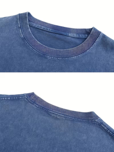 New Arrival High Quality 100% Cotton Jersey Knitted Eco-Friendly Breathable Quick Dry O-Neck Regular Fit Short Sleeve Men's 200g - Product Image 5