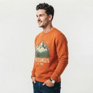 Sudadera Moderna para Hombre con Estampado Gráfico, Ligera, Informal, con Estampados Gráficos Originales, Corte Holgado, Personalizable - Product Image 6