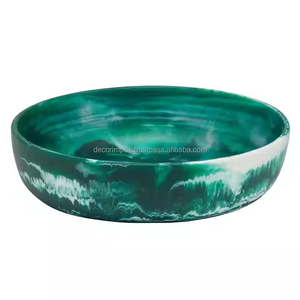 Cuenco para servir ensalada sopa comida tamaño y forma personalizado cuenco para servir resina hecho a mano - Product Image 1
