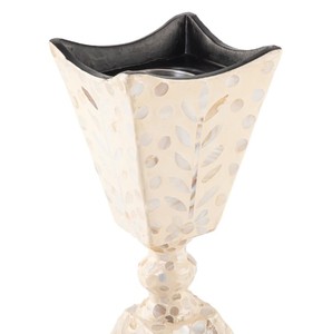 Luxury Mother of Pearl Resin <b>Bakhoor</b> Burner Mabkhara Arabic <b>Oud</b> Sandalwood Hand-Made Incense Burner Home Fragrance Decor - Product Image 2