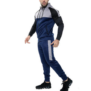 Conjunto Deportivo Informal de Dos Piezas con Pantalones Cortos y Chaqueta con Cremallera, Personalizable con Logotipo, para Hombre - Product Image 5