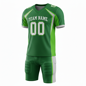 Uniforme de Fútbol Americano Sublimado Personalizado de Primera Calidad, Transpirable, Conjunto Completo, Jersey y Pantalones Personalizados para Equipo, Alto Rendimiento - Product Image 3