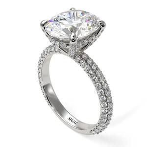 Anillo de Diamante Cultivado en Laboratorio de Lujo, Corte Brillante, Certificado IGI, Joyería Fina para Propuesta o Aniversario, Precio Disponible - Product Image 3