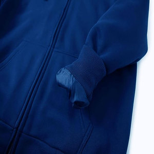 Custom Logo Men's Heavy Cotton Blended <b>Spring</b> Eco-Friendly Quick Dry Breathable Streetwear Thermal Zipper Hoodie Outerwear <b>Sale</b> - Product Image 5