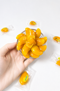 OEM ODM Golden Mango Peelable <b>Gummy</b> <b>Candy</b> Rich Ripe Mango Flavor Soft Chewy Bagged Wholesale Competitive Price - Product Image 2