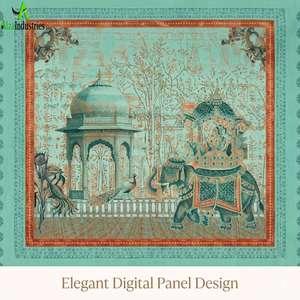 ชุดผ้าปูที่นอนคิงไซส์ ผ้าฝ้ายพิมพ์ลายชาฮี การานา มิ้นท์ กรีน เฮอริเทจ พาแนล พริ้นท์ |   ชุดผ้าปูที่นอนนุ่ม 3 ชิ้น พร้อมปลอกหมอน - Product Image 5