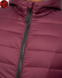 Chaquetas Acolchadas de Alta Calidad para Hombre, Tallas Grandes, con Logotipo Personalizado, Ropa de Invierno con Capucha, Material de Lona Resistente al Viento - Product Image 5