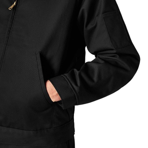 <b>Canvas</b> Man <b>Jacket</b> Custom Twill Cotton <b>Work</b> Wear with Zipper Turn Down Collar Solid Worker <b>Jacket</b> For Men - Product Image 5