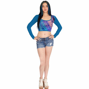 Camisetas Cortas para Mujer, Ecológicas, Casuales, Ligeras, para Verano, Elegantes - Product Image 2