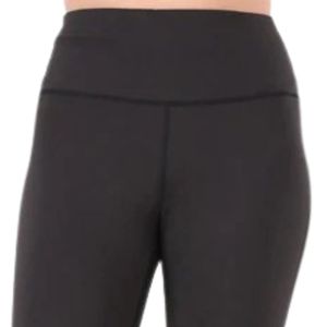 Pantalon évasé noir taille haute pour femme, coupe ajustée, extensible, style yoga, jambe large, décontracté, coupe bootcut - Product Image 2