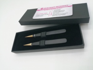 Pince à épiler pour sourcils en acier inoxydable à prix de gros, avec logo personnalisé, pointe fine, pour l'épilation des sourcils et des poils, pince à épiler de beauté - Product Image 2